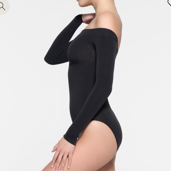 OFF THE SHOULDER BRIEF BODYSUIT - Picture 3 of 4